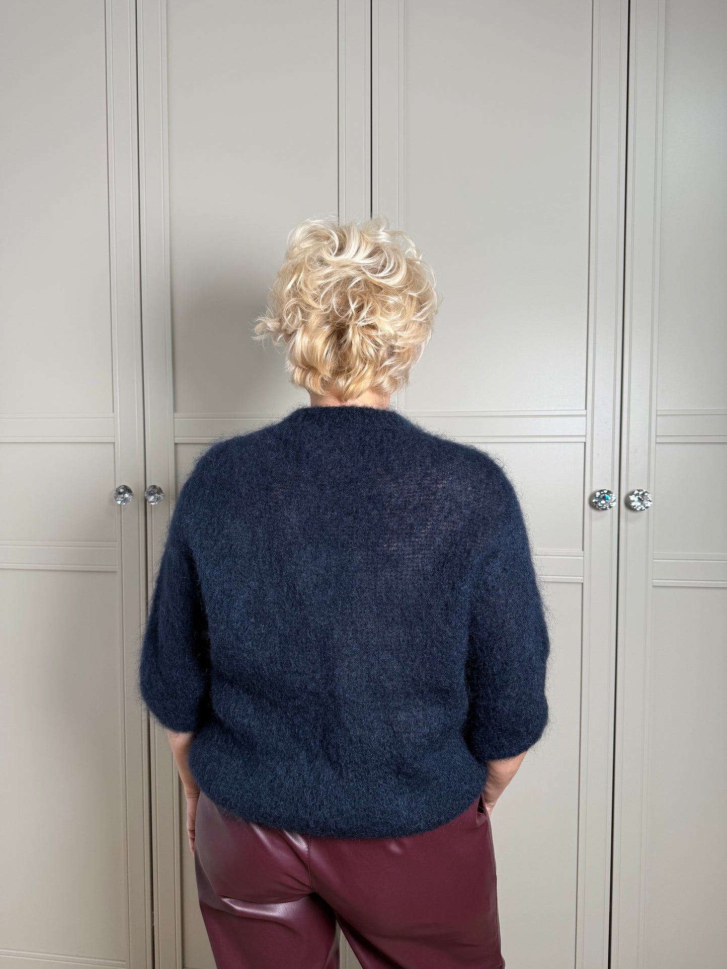 Sweter Moher Amelia zabudowany pod szyją