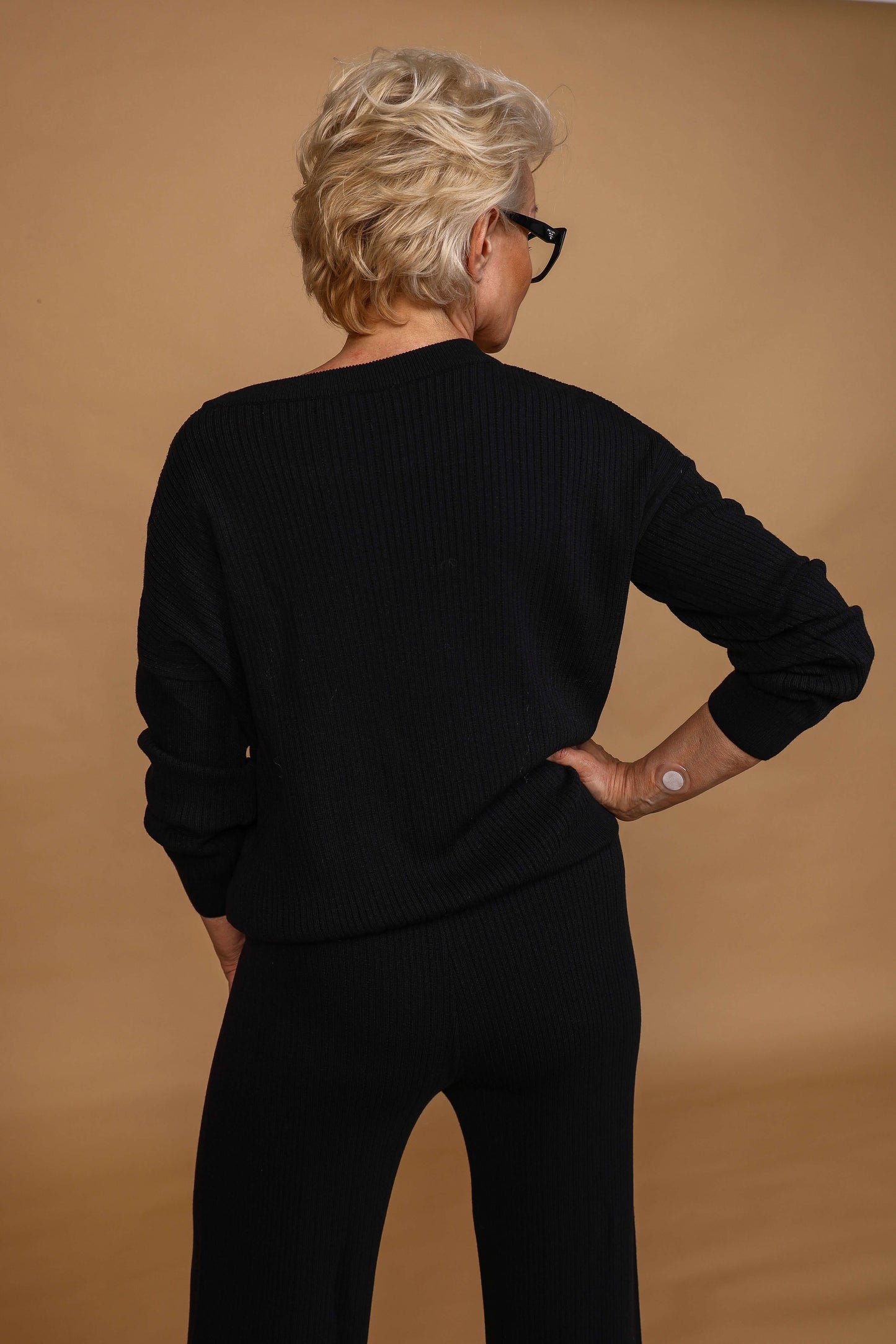 Bluzka ażurowa z dlugim rekawem Ażur