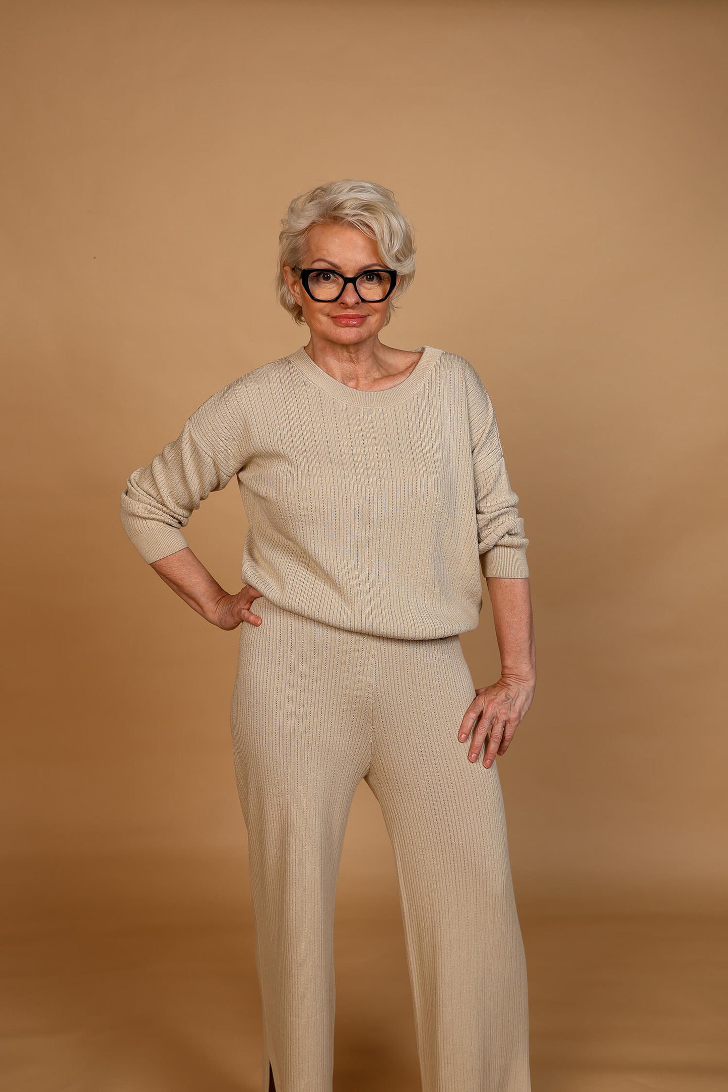 Bluzka ażurowa z dlugim rekawem Ażur